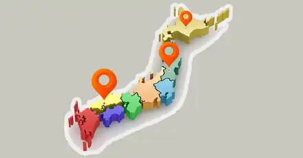 日本足迹熱力圖測試